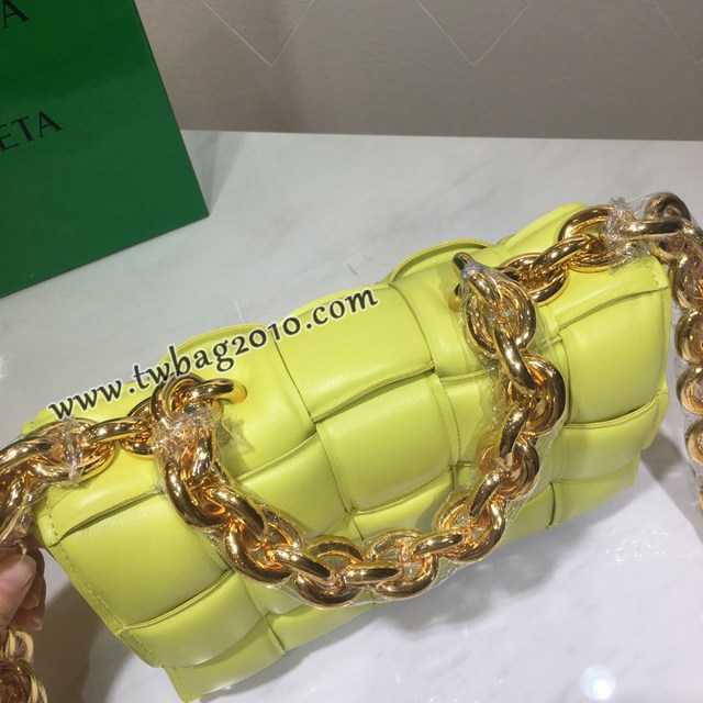 Bottega veneta高端女包 96008 寶緹嘉新款枕頭鏈條包  BV經典款單肩斜挎手提女包  gxz1195